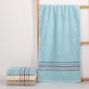 Thickened Absorbent Bath Towel - Large Pure Cotton & Polyester Blend, 90x40 Cm, Suitable for Adult Face and Household Use