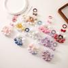 Мультяшная Девочка Сердце Веселье Ручная Работа Бисером Акрил Не Осыпающаяся Краска Цепочка для Телефона Захват Кукла Брелок Сумка Подвесное Украшение