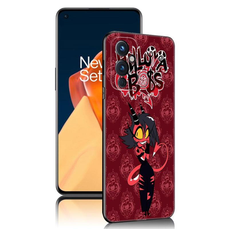 Аниме Чехол для телефона Helluva Boss из черного силикона для OnePlus 9 10 11 12 ACE 2V Pro 9RT 10T 10R Nord CE 2 3 Lite N10 N20 N30 5G