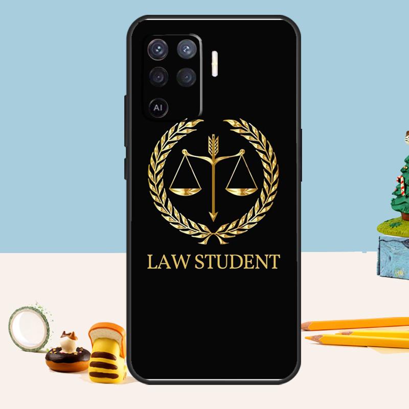 Студент-юрист Адвокат Судья Чехол Для Oppo A80 A60 A40 A15 A16 A17 A57 A94 A74 A54 A76 A96 A18 A38 A58 A78 A98 A5 A6 Pro