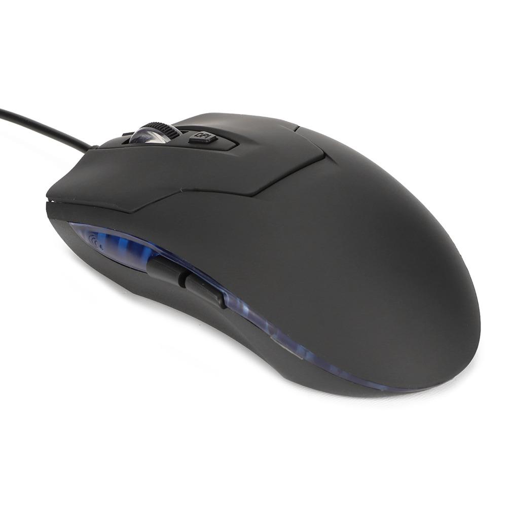 Adjustable DPI Wired Mouse Type-C Wired Computer Mouse 6-Button Optical Mouse Study