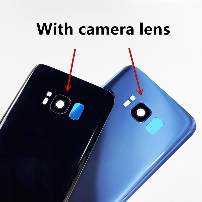 Новый корпус для Samsung Galaxy S8 G950 G950F S8 + Plus G955 G955F задняя батарея замена задней двери с