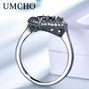 Umcho Женское кольцо со шпинелью на юбилей, день рождения, День святого Валентина, ювелирные изделия, подарки для женщин, жены и девочек