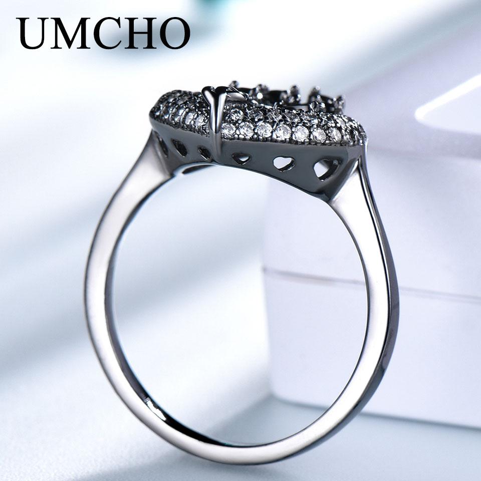 Umcho Женское кольцо со шпинелью на юбилей, день рождения, День святого Валентина, ювелирные изделия, подарки для женщин, жены и девочек