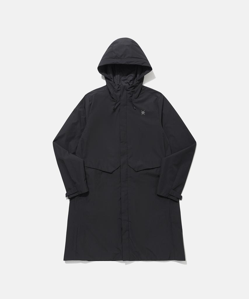 Descente [Dualis] Женское утепленное длинное пальто для непогоды Черное (Sp312Djk92)