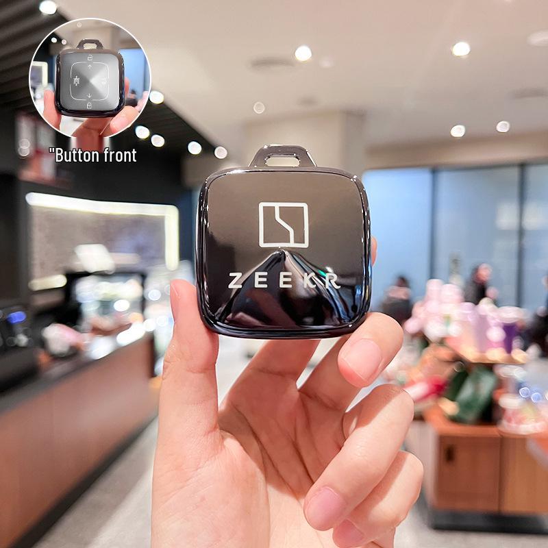 Чехол-брелок Zeekr 7x для моделей 001/007gt/9x/009/Mix - Премиальный автомобильный аксессуар, пряжка-ракушка