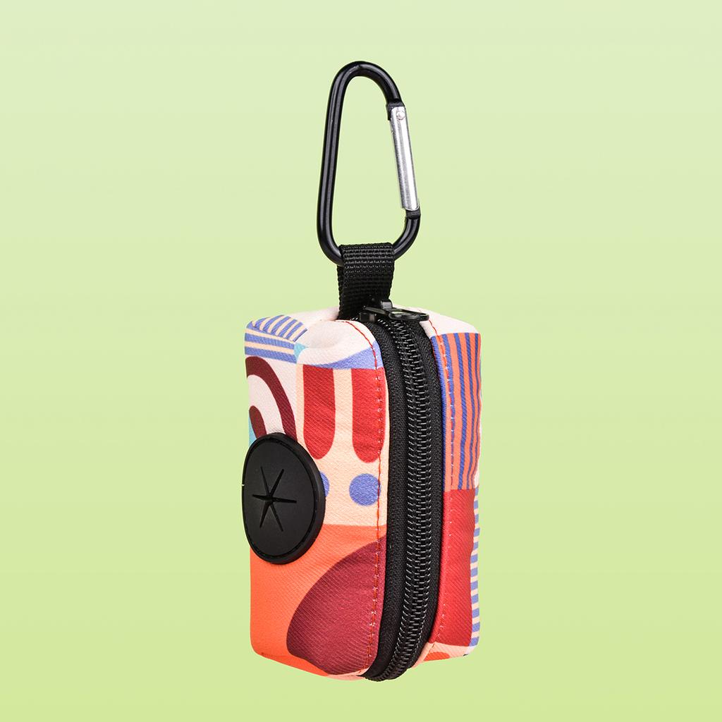 MIDEPET Luxury Dog Poop Bag Holder Custom Pattern and Logo Accept Hot Dog Dispenser with Rubber Logo