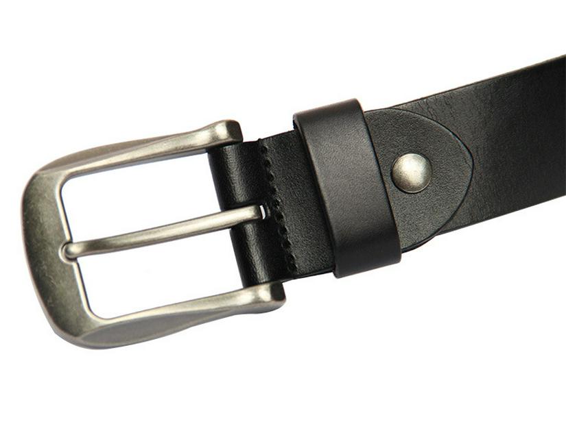 Мужской панк-стиль, ремень из натуральной коровьей кожи с заклепками-черепами