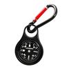 Pocket Compass Keychain Zinc Alloy Camping Hiking Mountaineering Orienteering Compass Waterproof Mini