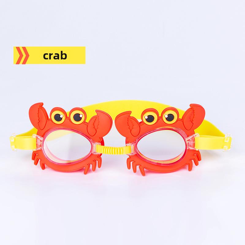 Высококачественные детские очки для плавания с изображением животных из мультфильмов – водонепроницаемые, с защитой от запотевания, HD Vision