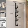 Door Hook Metal Coat Rack Strong Load-bearing Space Saving Simple Installation Hats Bags Organizer Towel Clothes Hanger