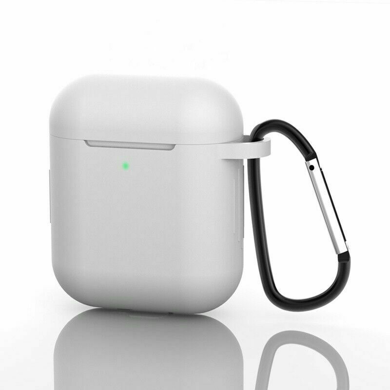 Силиконовый чехол для наушников для Airpods 1/2 поколения, универсальный чехол с крючком и защитой от падения, чехол для наушников