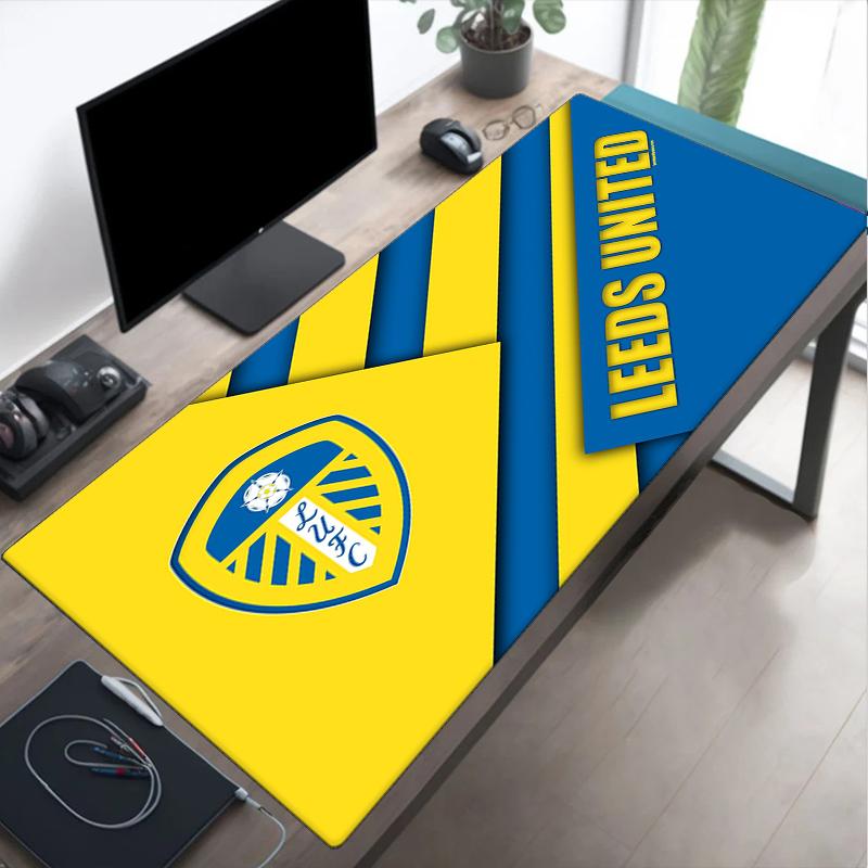 Leeds United Crest Legacy Mouse pad, Gaming Mouse Pad, keyboard pad, Desk Decor for computer notebook Fan Gift Birthday Gift