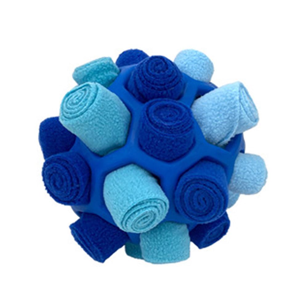 Interactive Snuffle Ball for Dogs Slower Food Training with Hole Hidden Food Portable Puzzle Toy