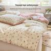 Thick Warm Winter Quilt - Soft, Skin-Friendly, Machine Washable, Ideal for Student Dormitory