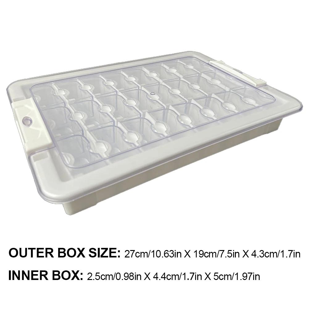 9/15/21/24/26/39 Grids Plastic Organizer Box Diamond Painting Accessories Box Bead Jewelry Storage Box Diy Art Craft Container