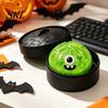 Decompression Toy Halloween Dumpling Squeeze with Steamer Box, Pumpkin Ghost Bat Steamed Kids Stress Relief Bun Sensory for Relief, Party Favors