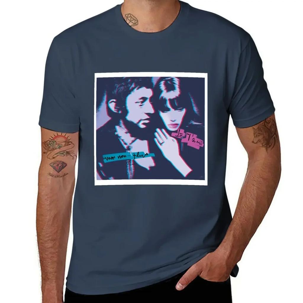 Serge Gainsbourg Jane Birkin Je taime moi non plus TShirt new edition blacks Tshirt Unisex