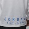 Jordan Essentials Удобный свободный пуловер с длинным рукавом Толстовка мужская толстовка белая легендарно-синяя FV7457-100