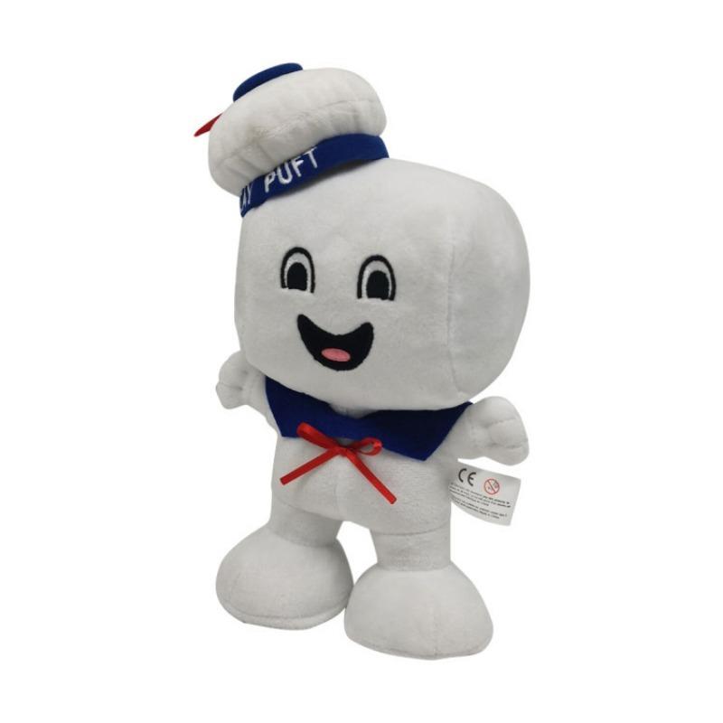 20cm Green Ghostbusters Plush Toy Cute Ghost Soft Stuffed Plushie Cartoon Ghostbusters Peluches Ghost Dolls Marshmallow Man Toys