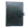 Louis Vuitton Epi System Notebook Cover Notebook Cover Epi Leather Noir Unisex R20042 Used