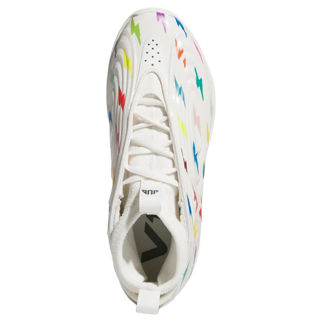Джейлен Уильямс x adidas Harden Vol. 10 PE Thunderbolt Унисекс Кроссовки Белый Core-White Core-Black KZ7544