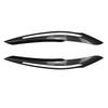 For BMW 1 Series F20 F21 Pre 2011-2014 LCI Black Headlight Eyebrows Trims Car Exterior Headlight Protection Cover Replacement