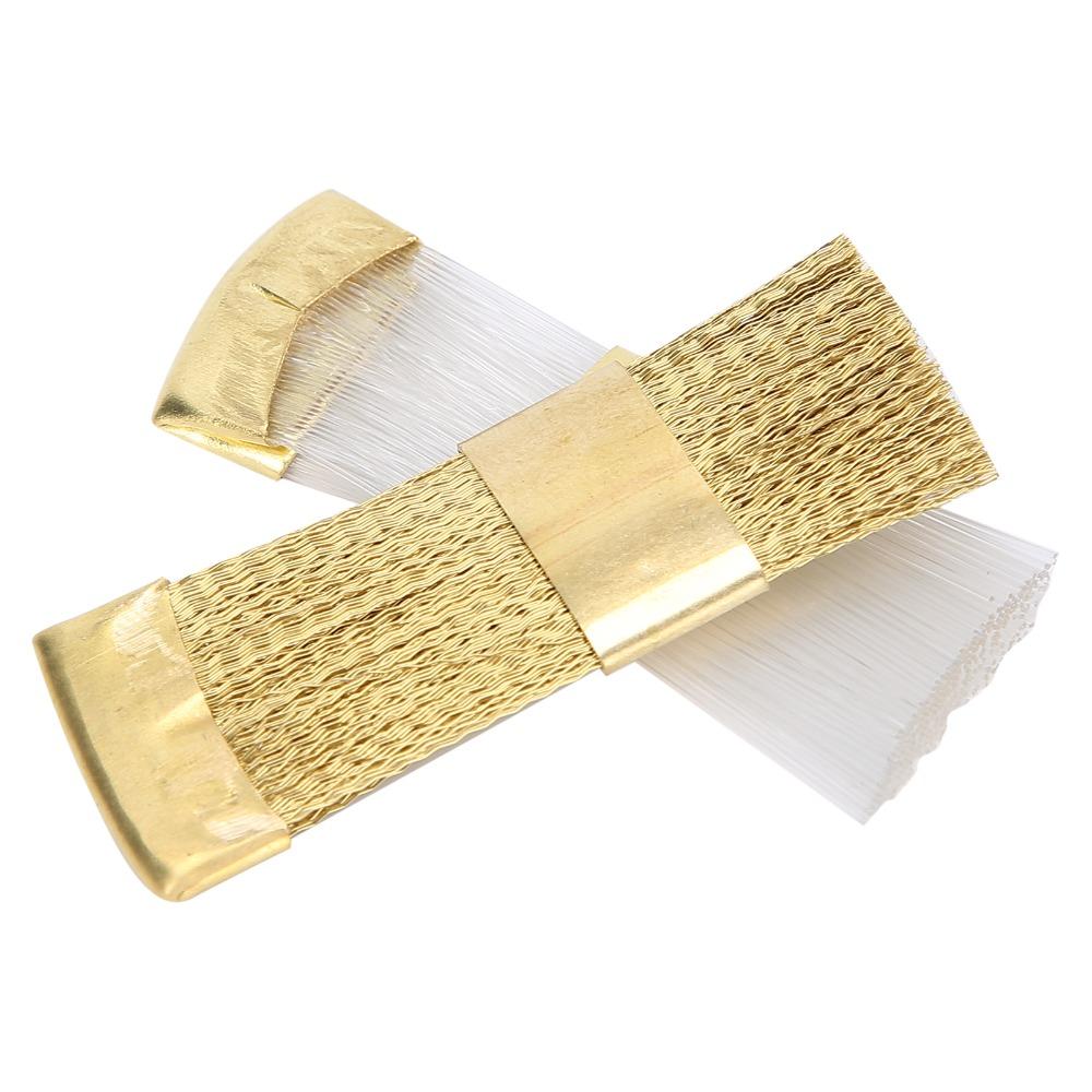2 Pieces Copper Wire Copper Wire Drill Bits Cleaner Nail Drill Bits Cleaner Brush  Nail Polishing