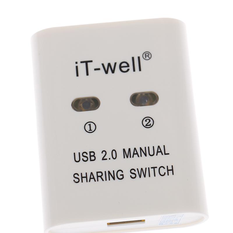 USB-устройство для совместного использования принтеров, 2-портовый ручной коммутатор KVM, сплиттер-концентратор, конвертер