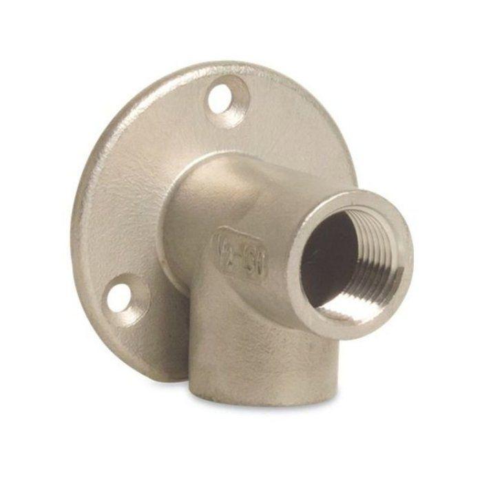 Raccord - KLASEBO - Coude mural 90° 3/4" - Inox 304 (V2A) - Fileté - 16 bar