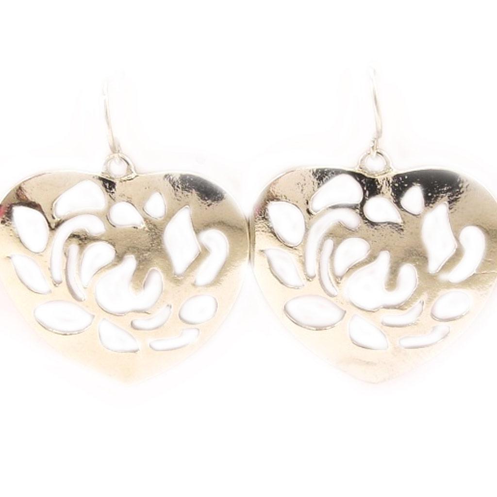 Les Trésors De Lily [L5193] - Серебряные дизайнерские серьги «Любовь»