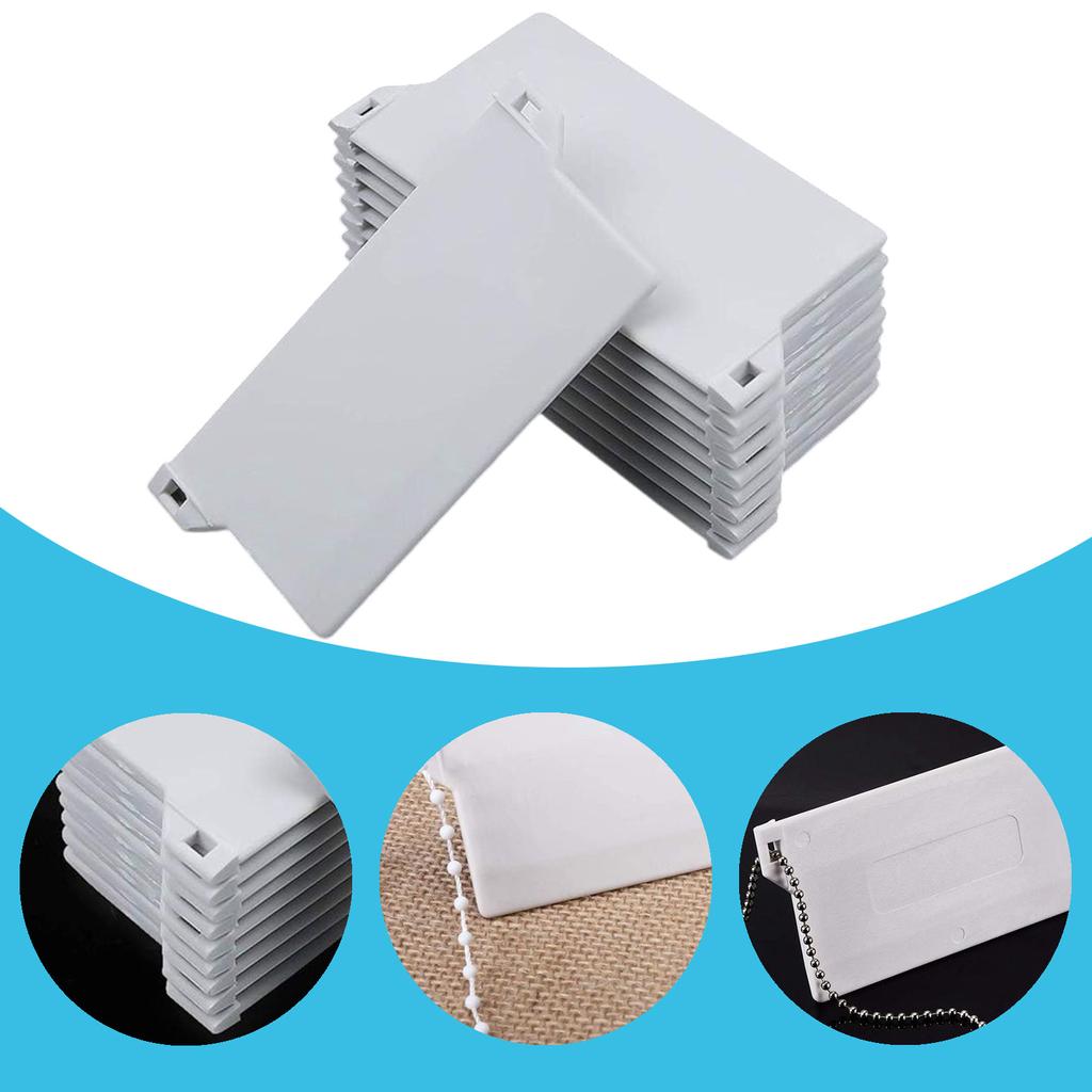 10 шт. вертикальных жалюзи нижних ремонтных зажимов для подвески планок нижних частей для планок 89 мм, простая установка