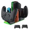 Зарядная станция PhyiFlbey для Switch 2, совместимая с Switch, Switch 2 Pro, OLED и 6 контроллерами, RGB-подсветка для правой и левой сторон, защита от перезаряда, USB
