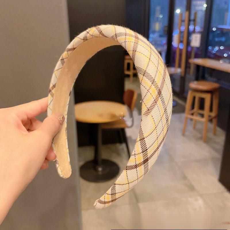 Повязка на голову вафельная конфетного цвета: Высокая тулья, Улучшенная губка для умывания лица, Широкий обруч для волос для ранней весны.