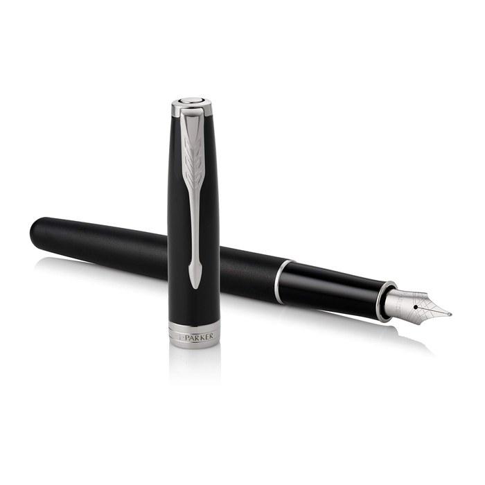 PARKER Sonnet Fountain Pen Matte Black CT Fine Nib Gift Box 1950879ASZ