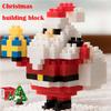 Счастливого Рождества Санта Конструктор Снежная Кукла Лоси Мультяшные Мини Фигурки Модель Куклы Игрушка Дети Новый Год Xmax Подарок