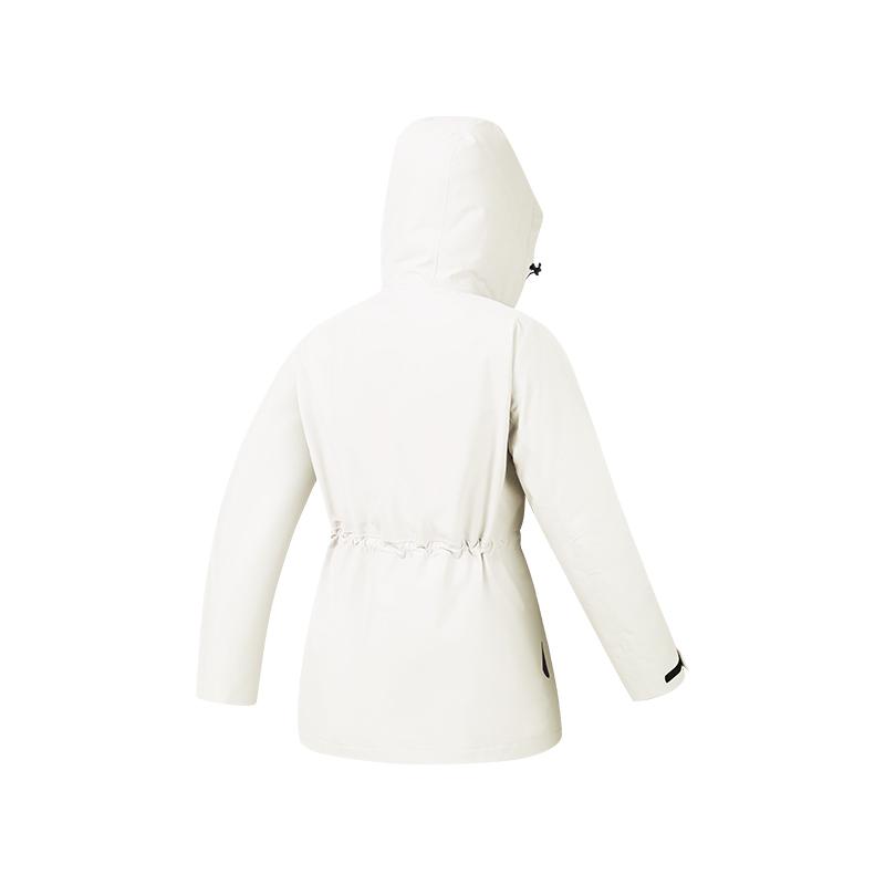FILA Fitness 3 In 1 Two Piece Set Waistline Removable Waterproof Windbreaker Women outerwear Steam-White A51W641701FIV