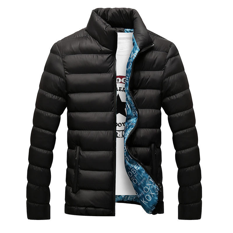 Cotton-padded Men's Light and Thickened Men's Down Cotton-padded Warm and Slim Jacket