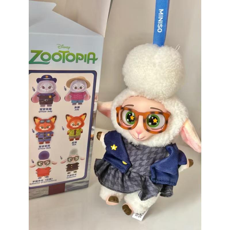 Внутренняя версия серии Zootopia Ника Джуди, сюрприз-бокс, плюшевый кулон и сопутствующие товары