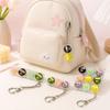 Pressable Buttons Fidget Button Keychain Stress Relief Finger Keyboard Cap  Bag Charm