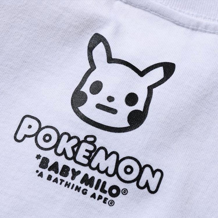 A BATHING APE x Pokemon Ape Head T Shirt Unisex 2G73-110-927