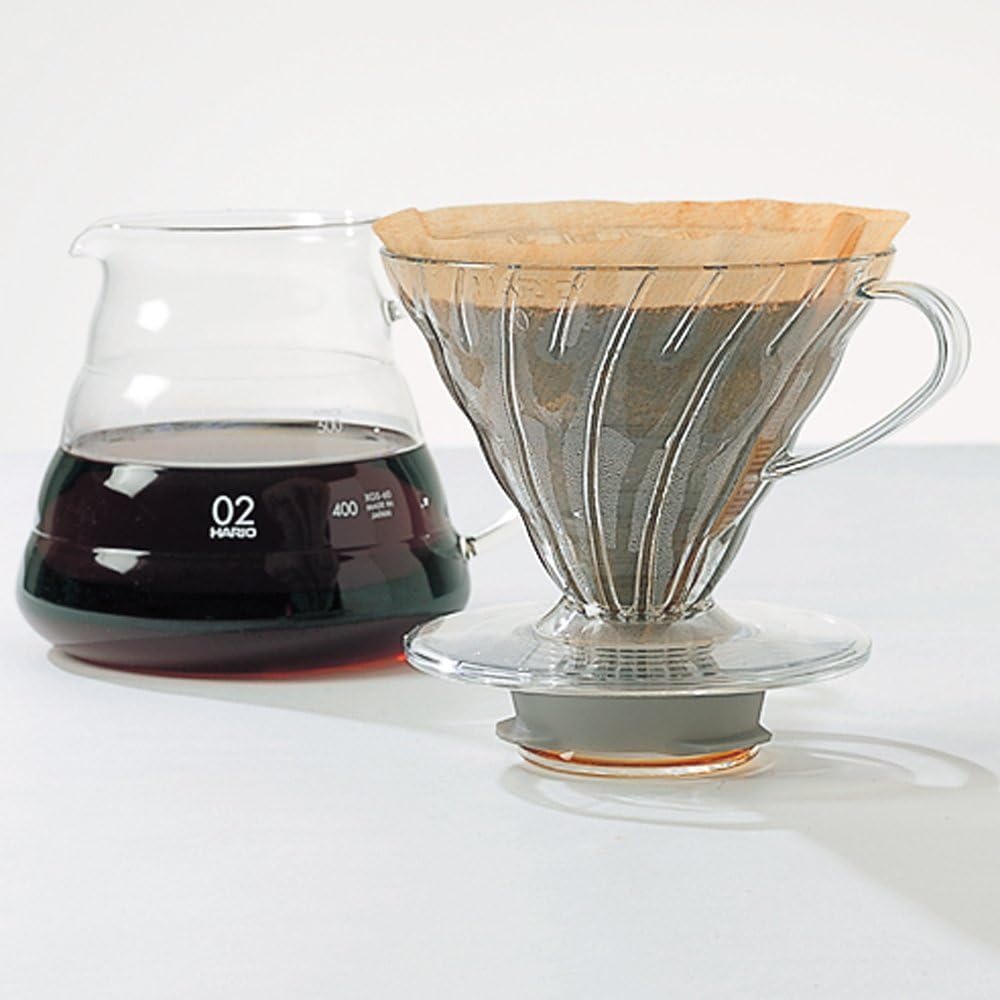 Hario V60 Стеклянный сервиз 360 Прозрачный 360 мл Для 1-3 чашек Подходит для микроволновой печи Сделано в Японии XGSR-36-TB