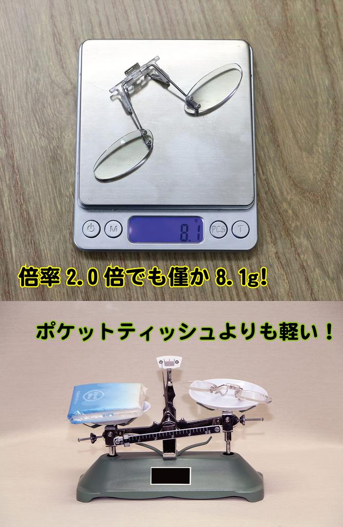 MF2201F14 Magnifier Over Glasses Loupe Glasses Magnifier Fishing Reading Loupe Blue Light Cut UV Cut MF2201F [Zealot] Flip-up 1.4x