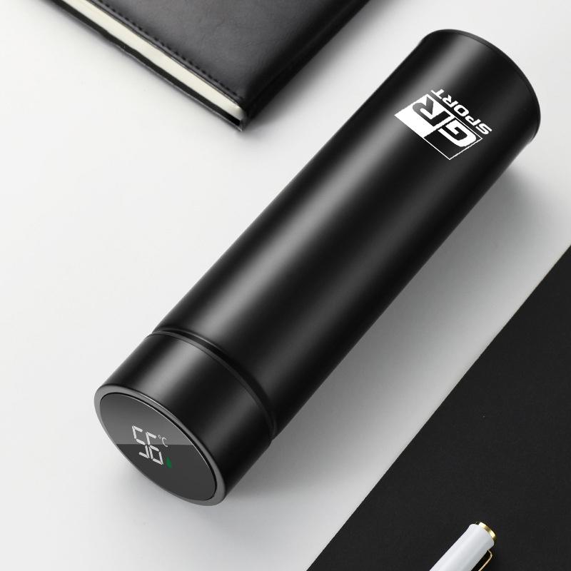 ADF3 304 stainless steel thermos cup smart display vacuum water cup for men and women students high value office cup Toyota Car Logo
