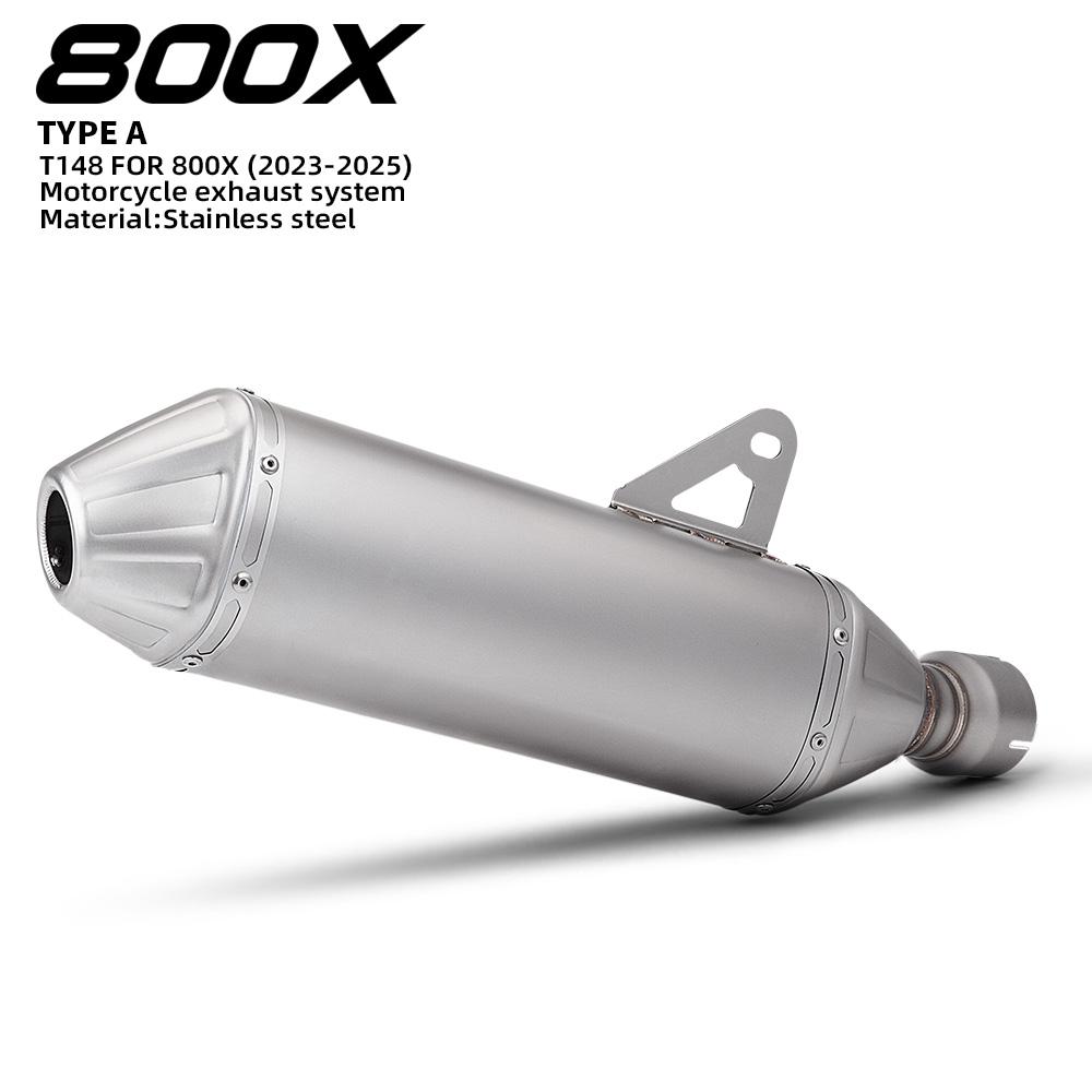 Для мотоцикла 800X модифицированная выхлопная система с глушителем из нержавеющей стали с DB-киллером для KOVE 800X/800X Rally