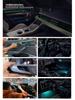 Светодиодная лента RGB для подсветки салона автомобиля с активацией звуком для ритма музыки