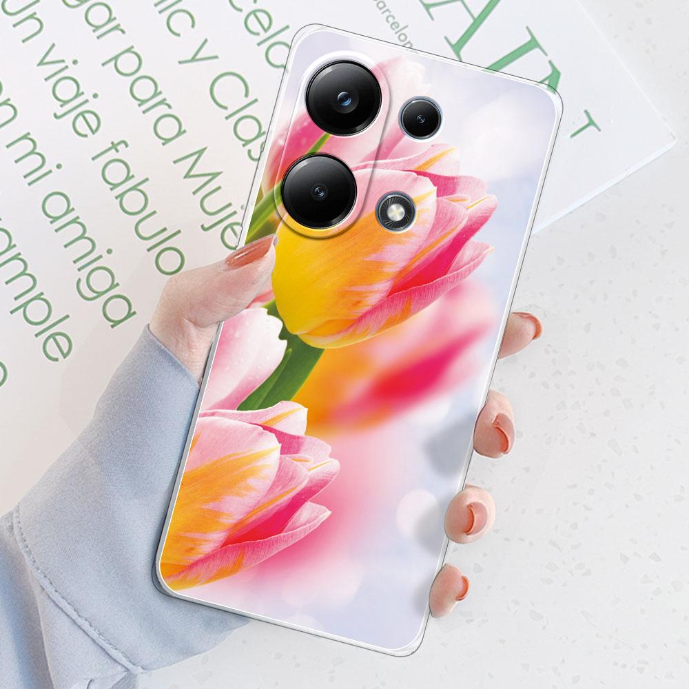 Для чехлов Redmi Note 13 Pro Чехол для Redmi Note 13 Прозрачный Защитный Мягкий Силиконовый Чехол для Телефона Funda или Redmi Note 13 Pro Plus Coque