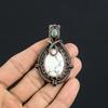 Howlite 999 Copper Wire Wrapped Pendant, Handmade Gemstone Pendant Jewelry, Gifts For Wife Brand New Pendant