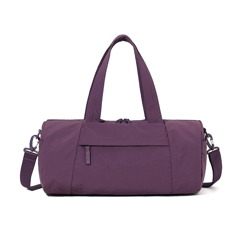 Пара Сумка для багажа малой дальности Повседневная Простая Дорожная сумка Сухая и влажная разделение Спорт Можно использовать для тяги ручки Фитнес-сумка