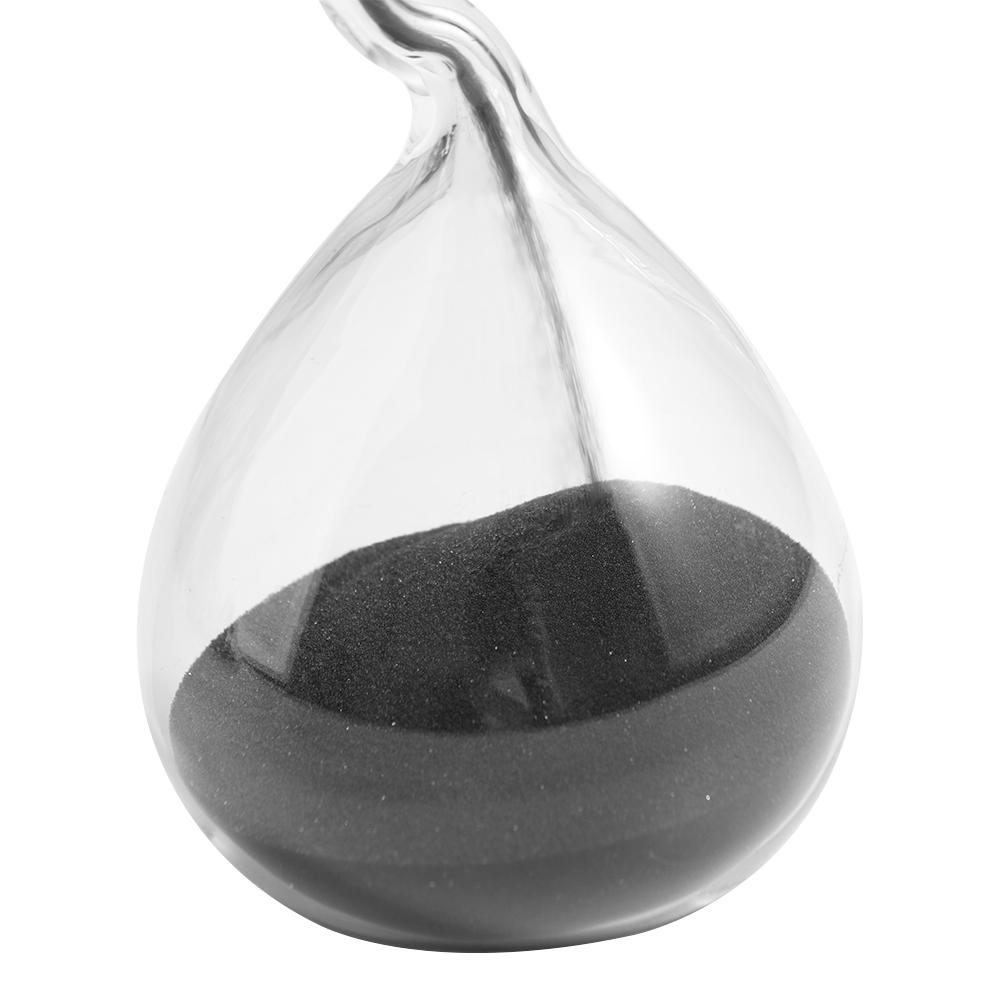 Simple Curve Design Hourglass Glass Craft Thin Neck Sand Timer Durable Transparent Sand Watch Desk